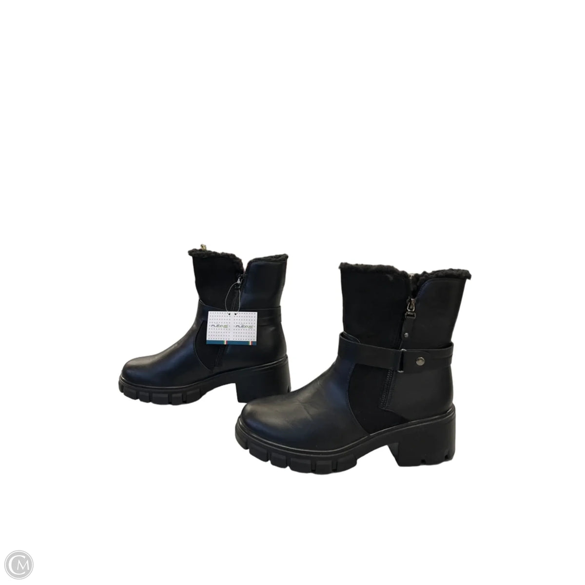 Boots Ankle Heels By Spring Step In Black, Size: 9