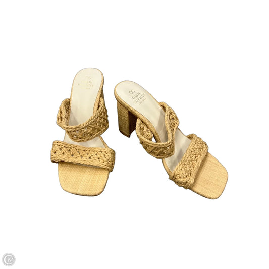 Shoes Heels Block By Oasis Society In Beige, Size: 9