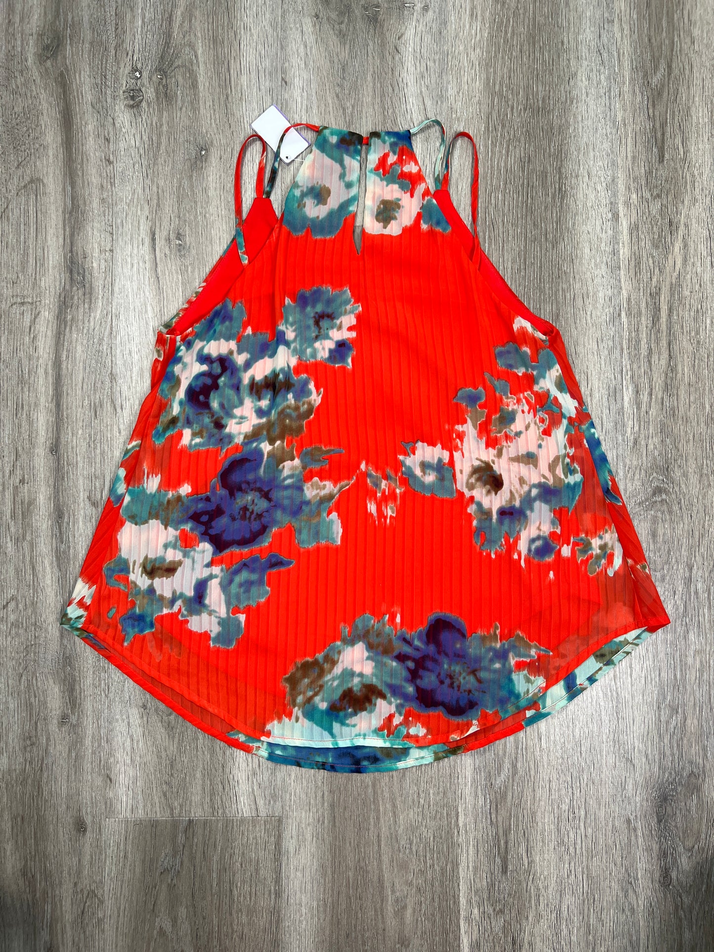 Blue & Red Blouse Sleeveless Sienna Sky, Size S