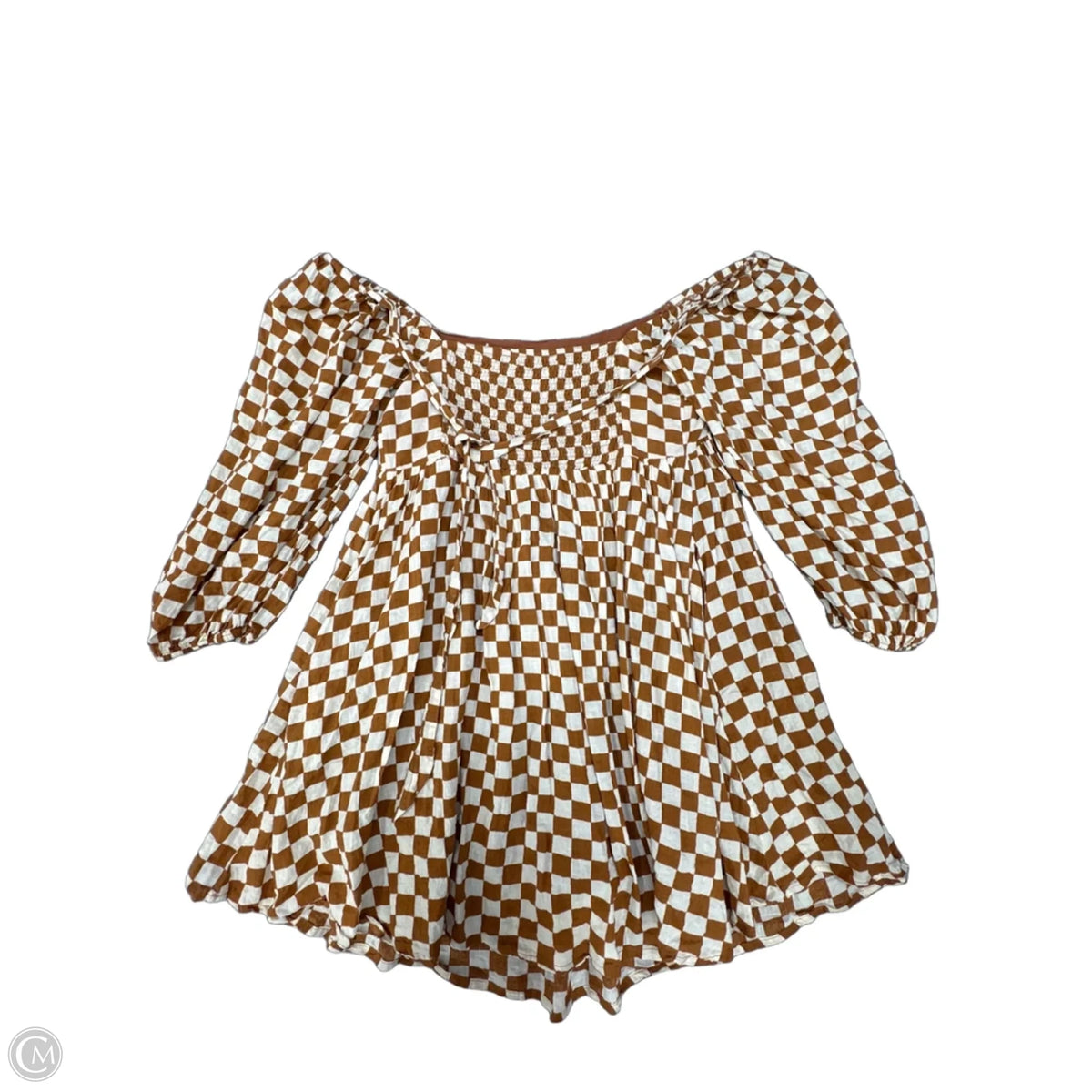 Dress Casual Short By Sofie The Label In Checkered Pattern, Size: S