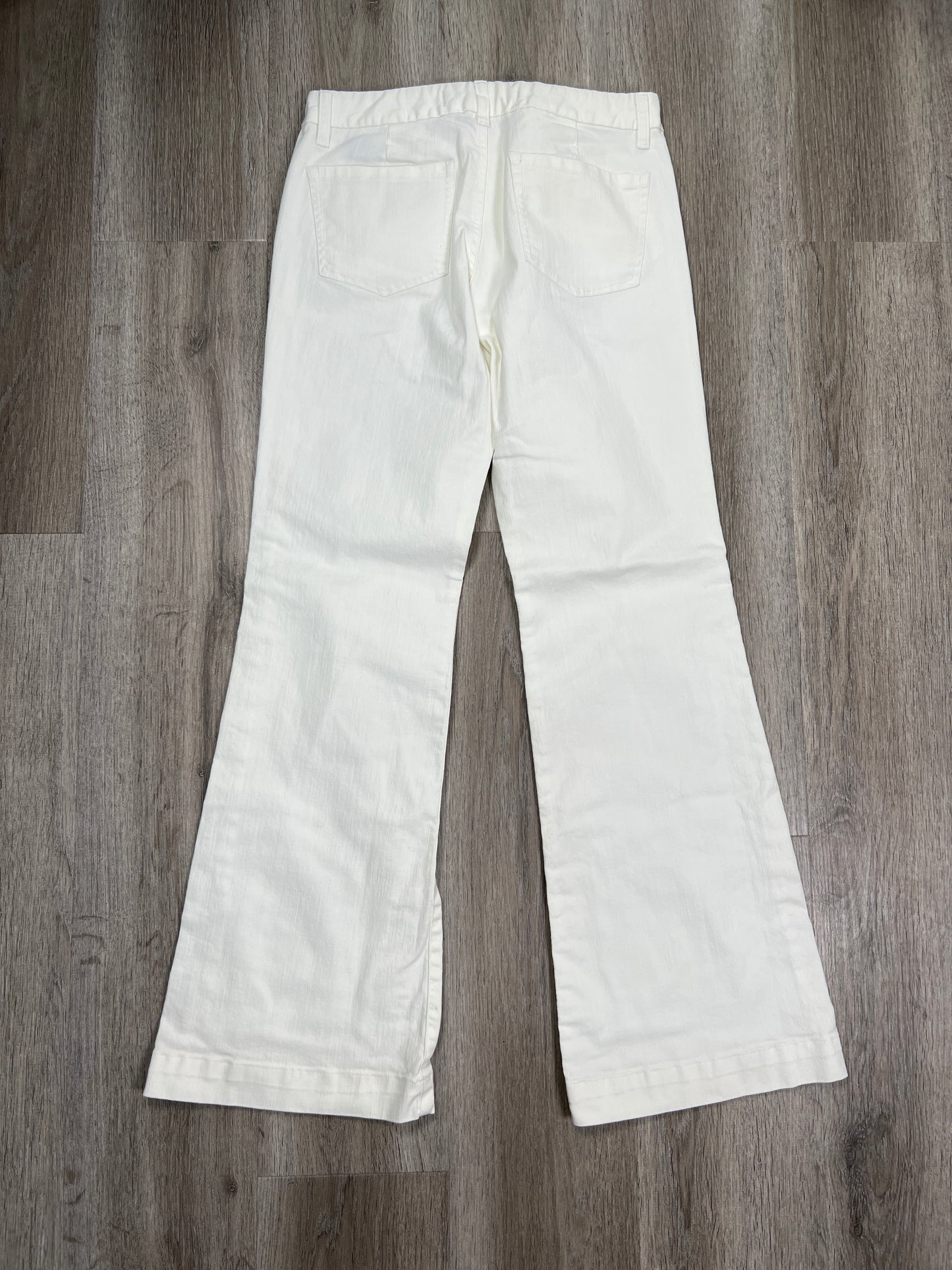 White Denim Jeans Flared Express, Size 8