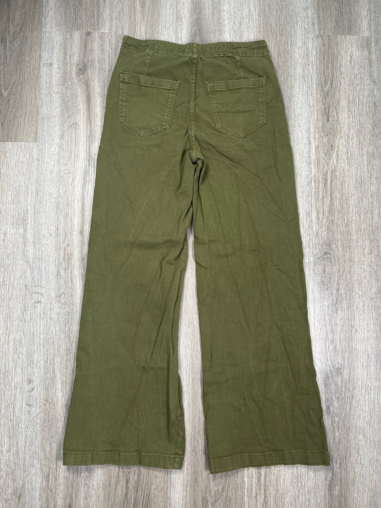 Green Denim Jeans Wide Leg Kensie, Size 8