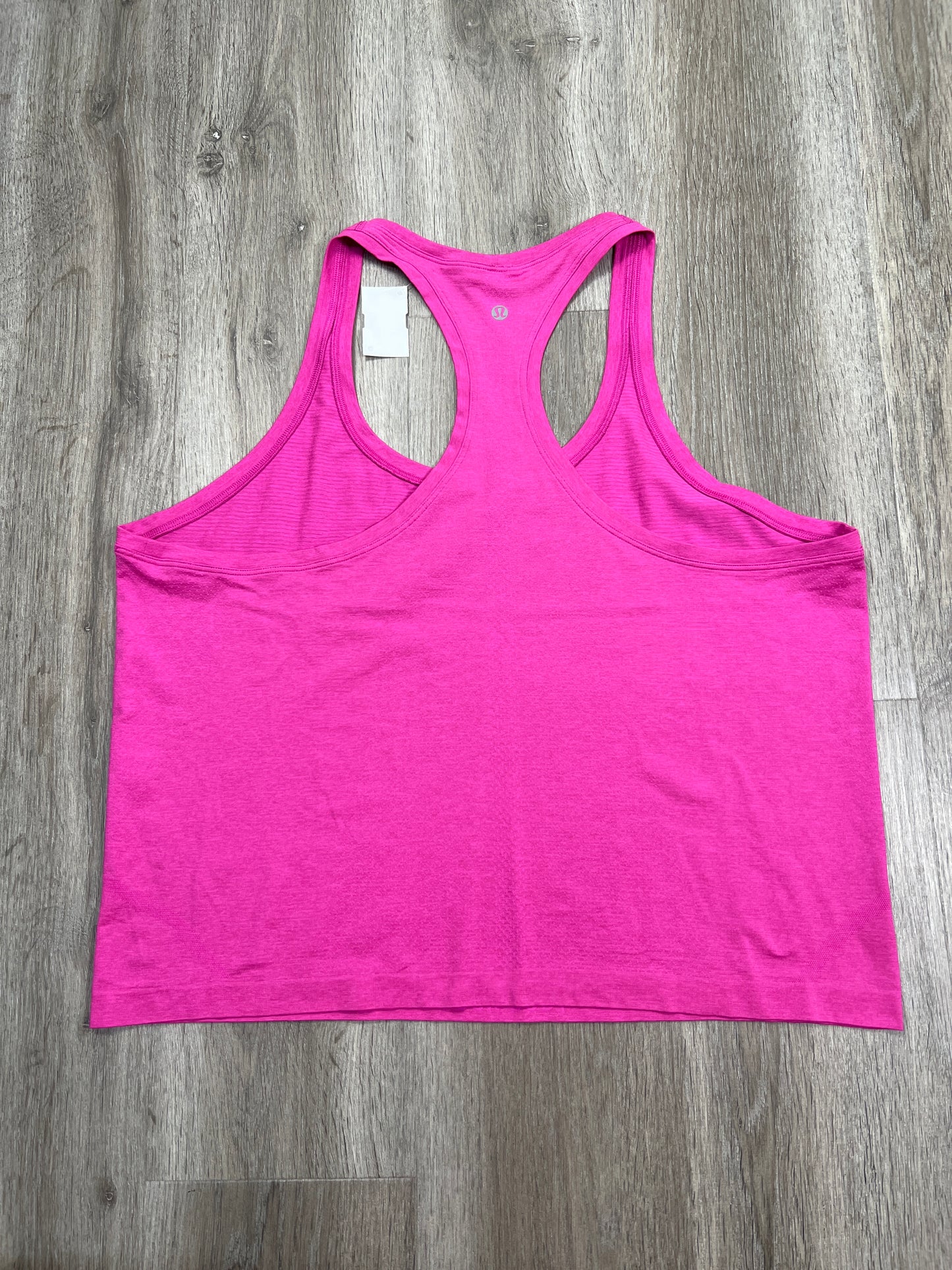 Athletic Tank Top By Lululemon In Pink, Size: Xl