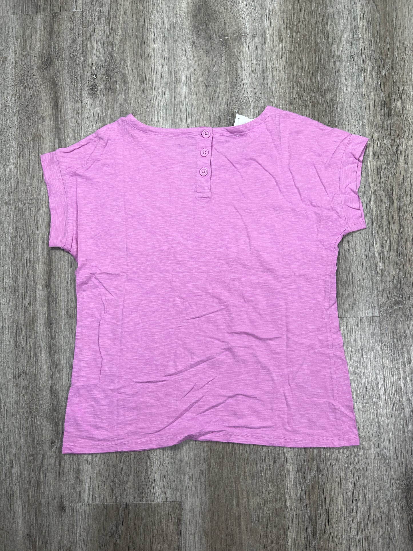 Top Short Sleeve By Talbots In Pink, Size: M