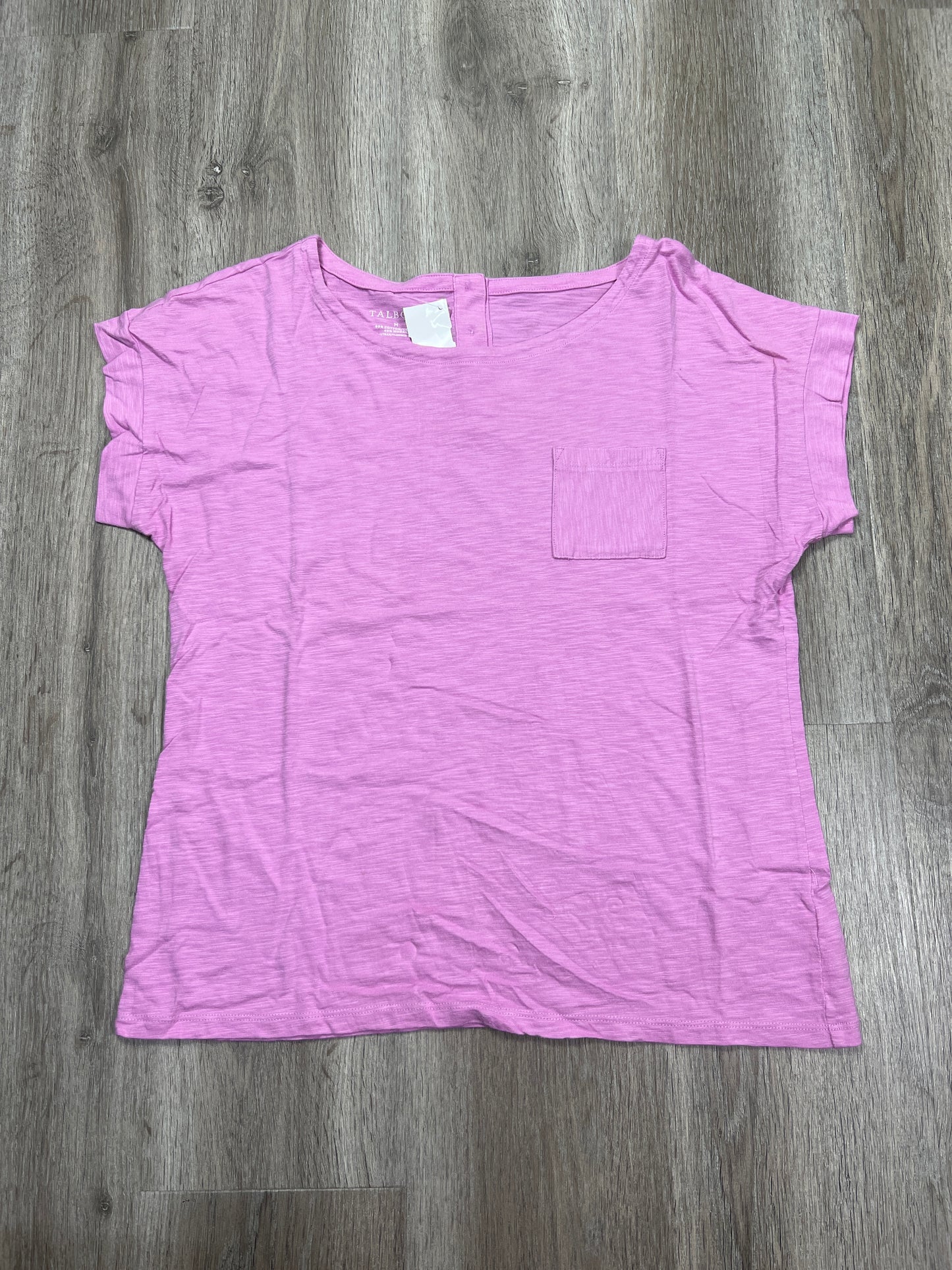 Top Short Sleeve By Talbots In Pink, Size: M