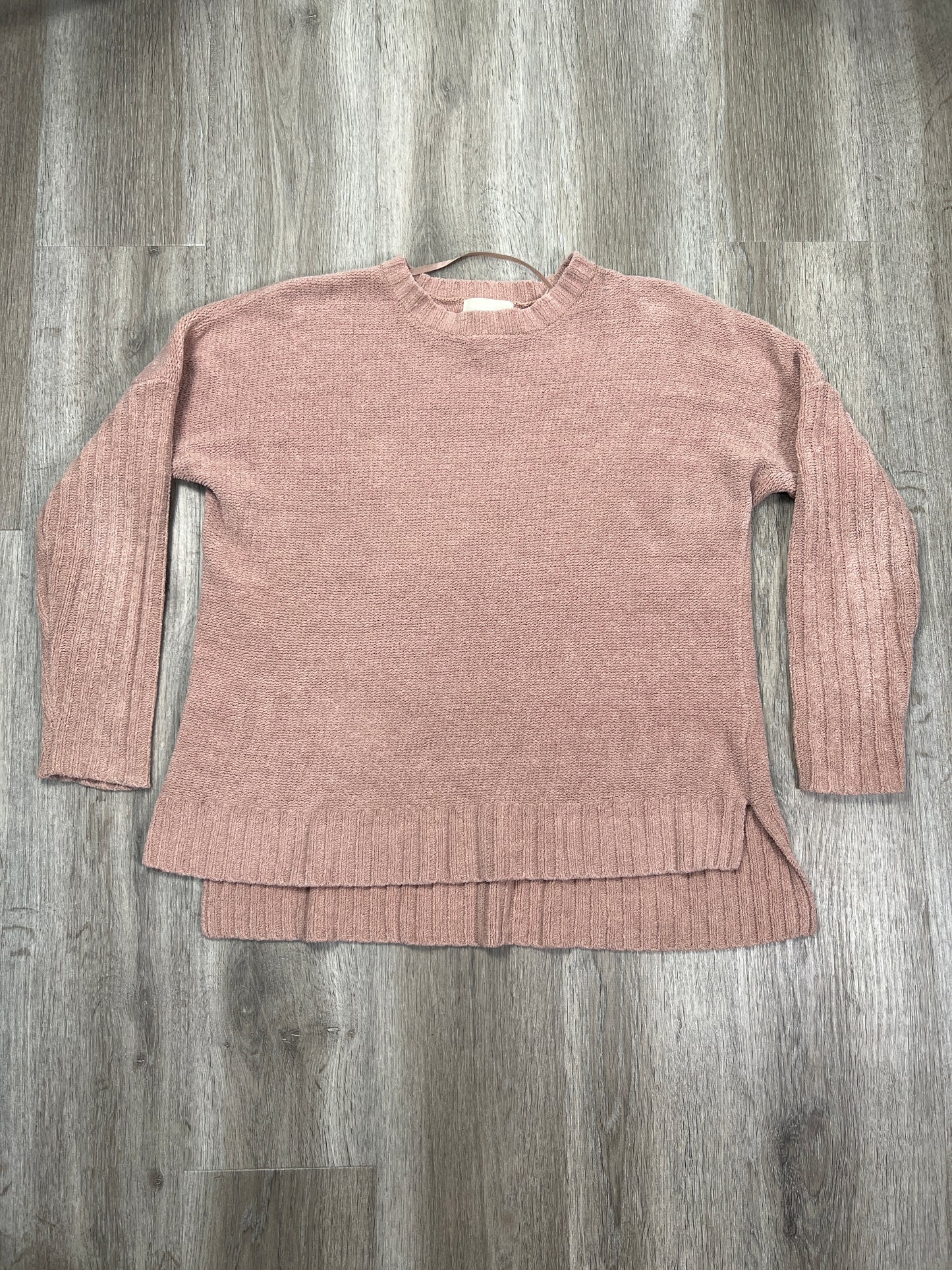 Sweater By Cynthia Rowley In Mauve, Size: L