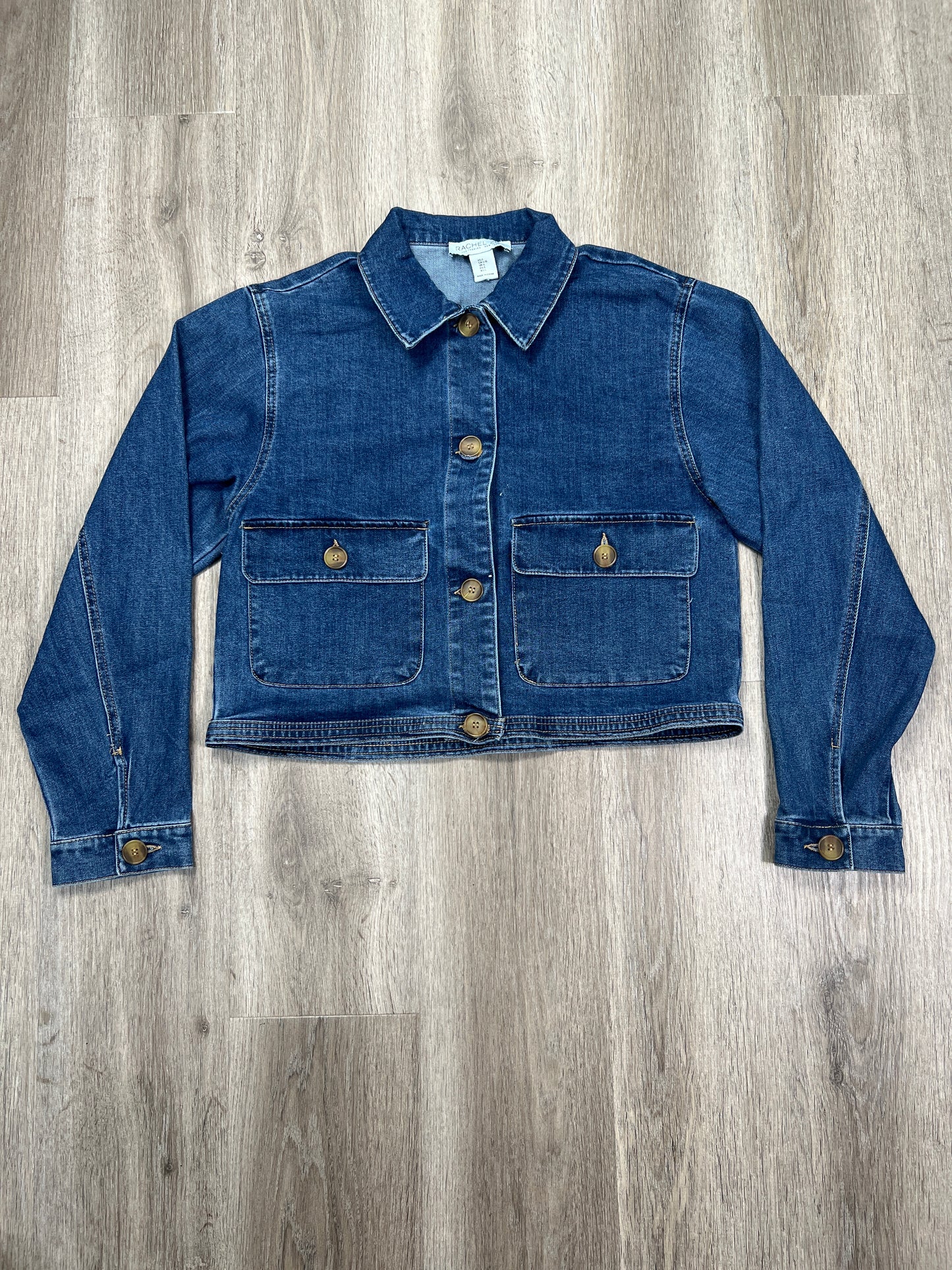 Jacket Denim By Rachel Zoe In Blue Denim, Size: L