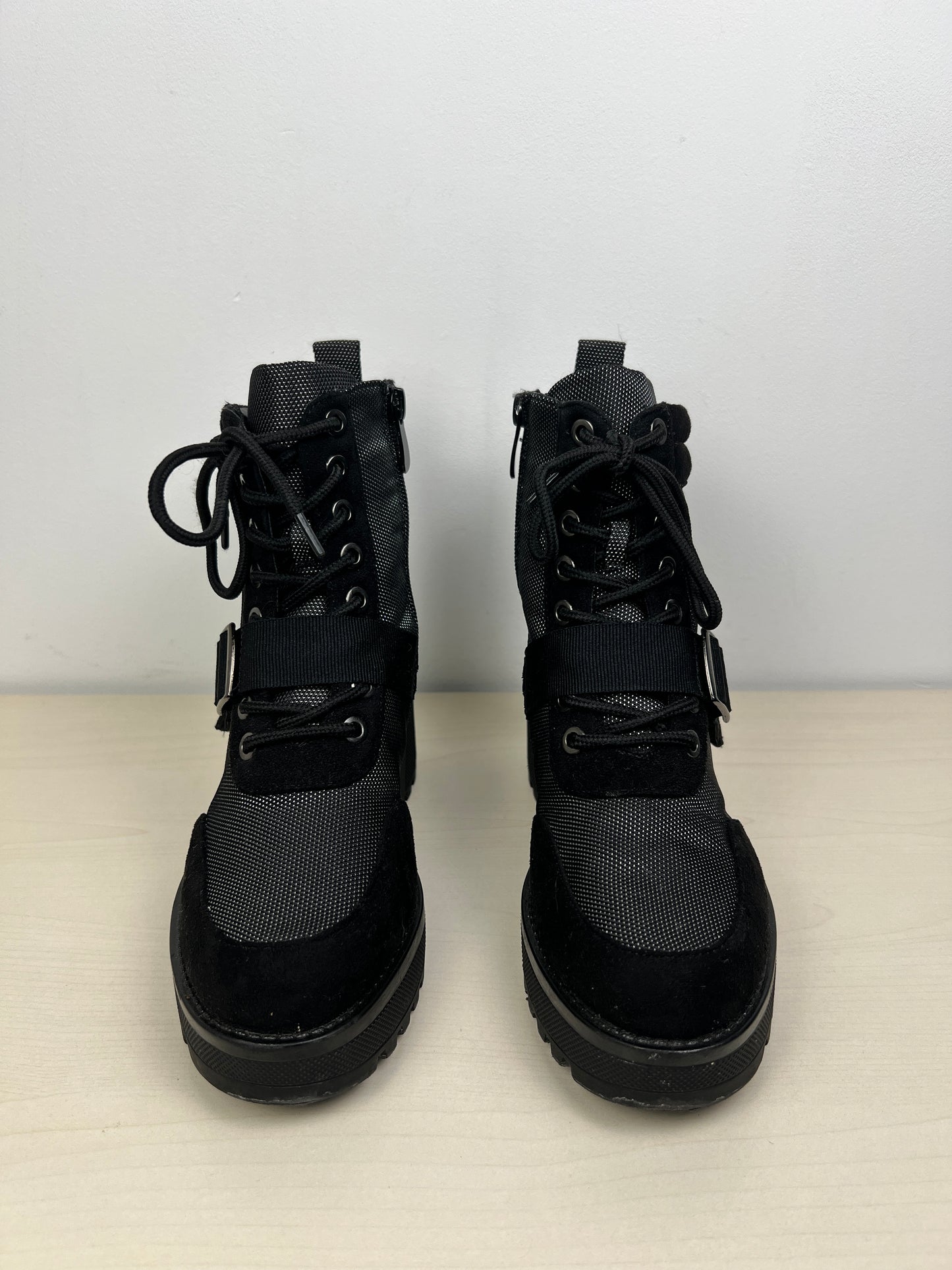 Boots Combat By DREAM PARIS In Black, Size: 5