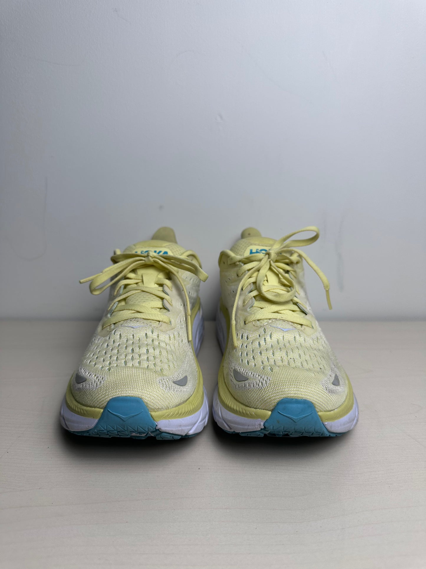 Shoes Athletic By Hoka In Yellow, Size: 8.5