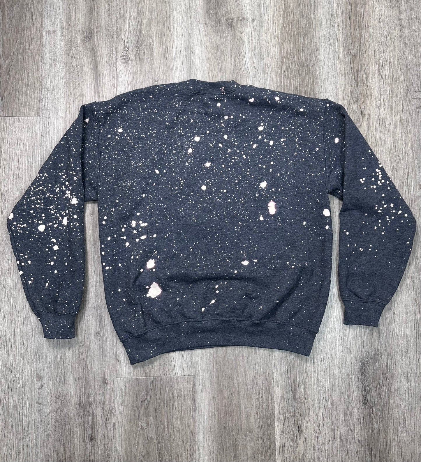 Sweatshirt Crewneck By Gildan In Black & Gold, Size: M