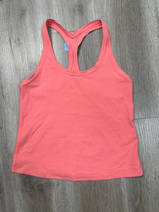 Athletic Tank Top By Lululemon In Coral, Size: M