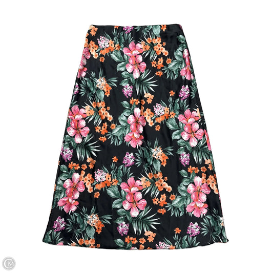 Skirt Midi By Miami In Floral Print, Size: M