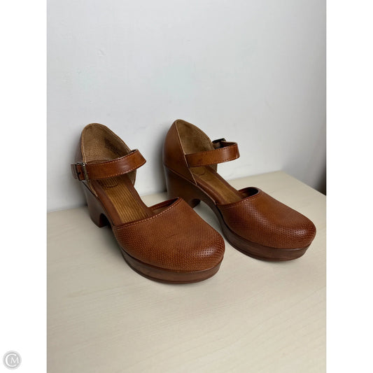 Shoes Heels Block By Born In Tan, Size: 8.5