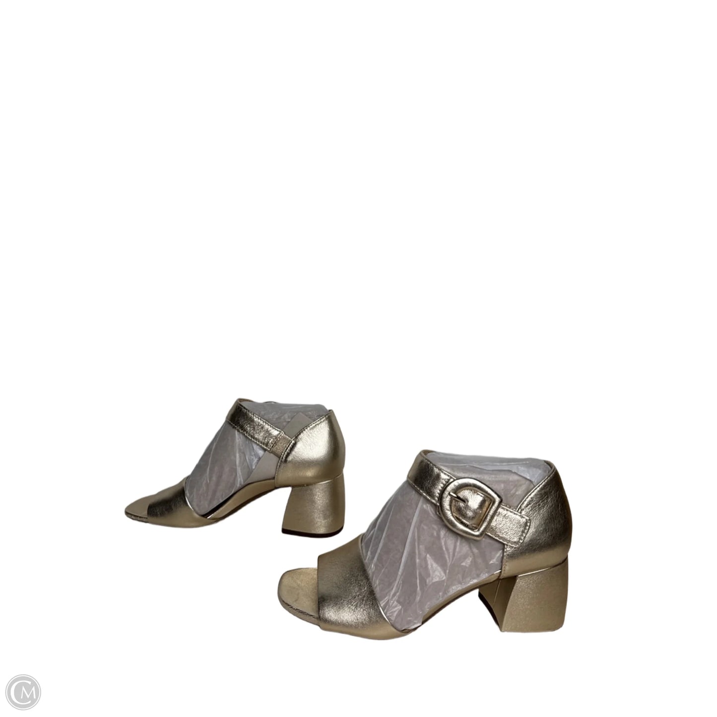 Shoes Heels Block By Vionic In Gold, Size: 6