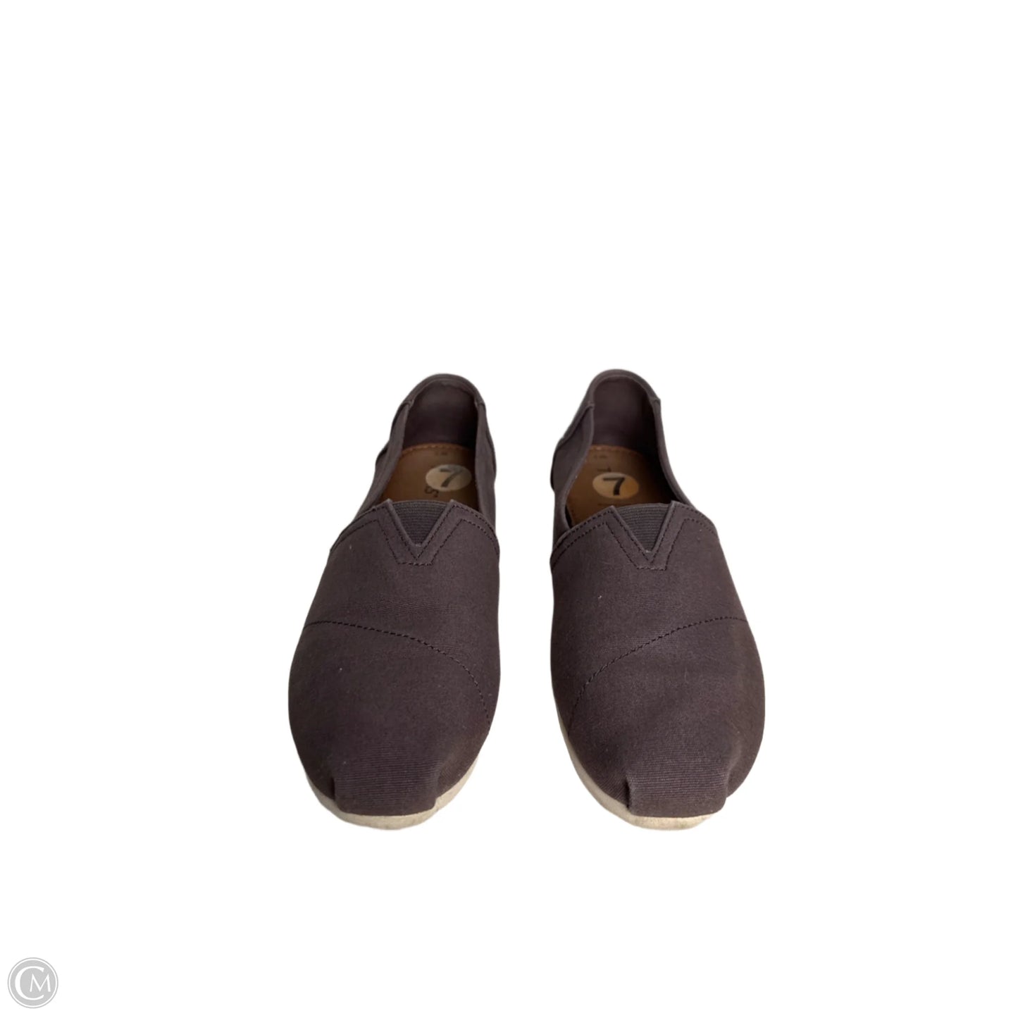 Shoes Flats By Toms In Grey, Size: 7