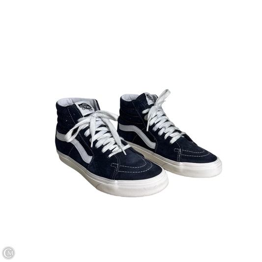 Shoes Sneakers By Vans In Navy, Size: 7