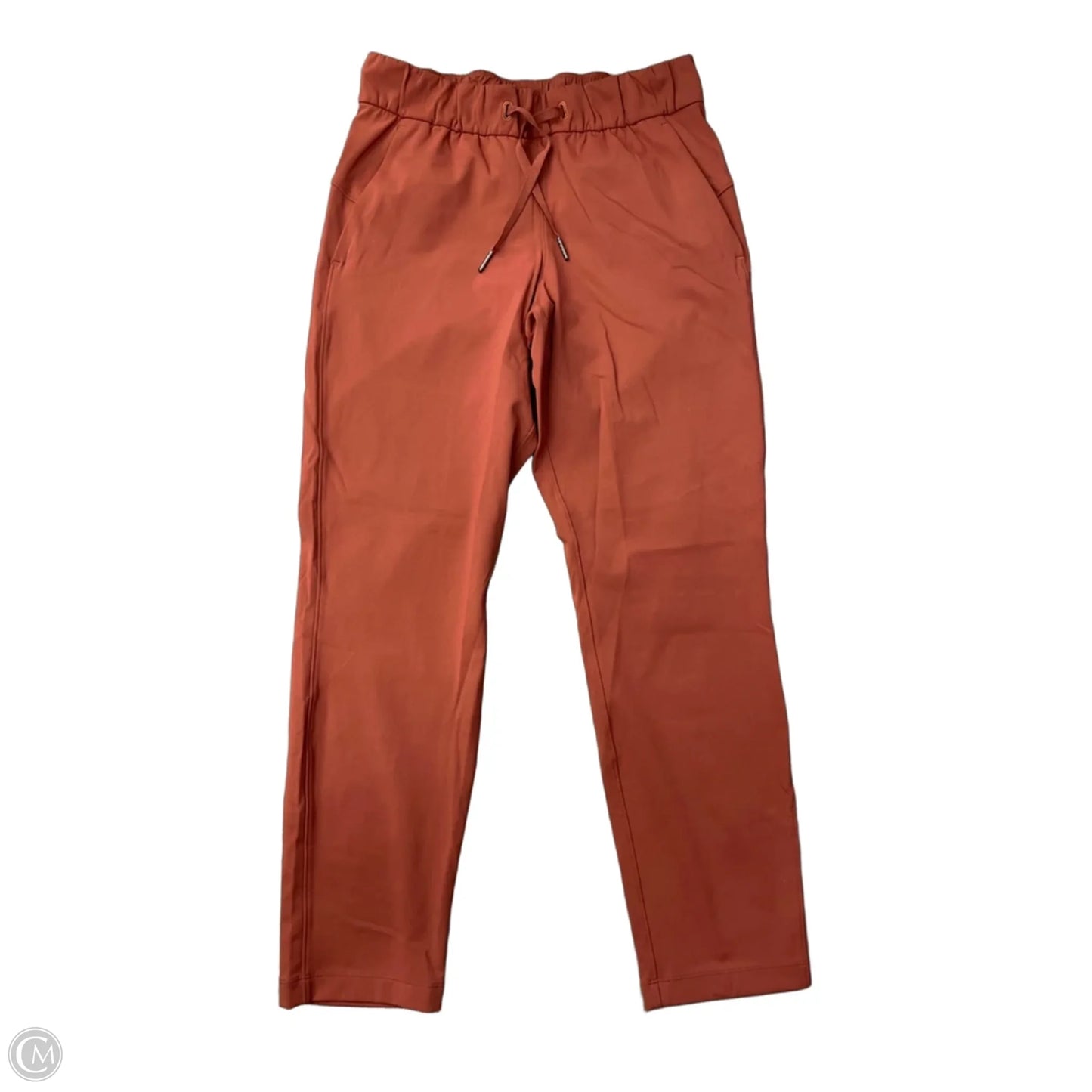 Athletic Pants By Lululemon In Orange, Size: S