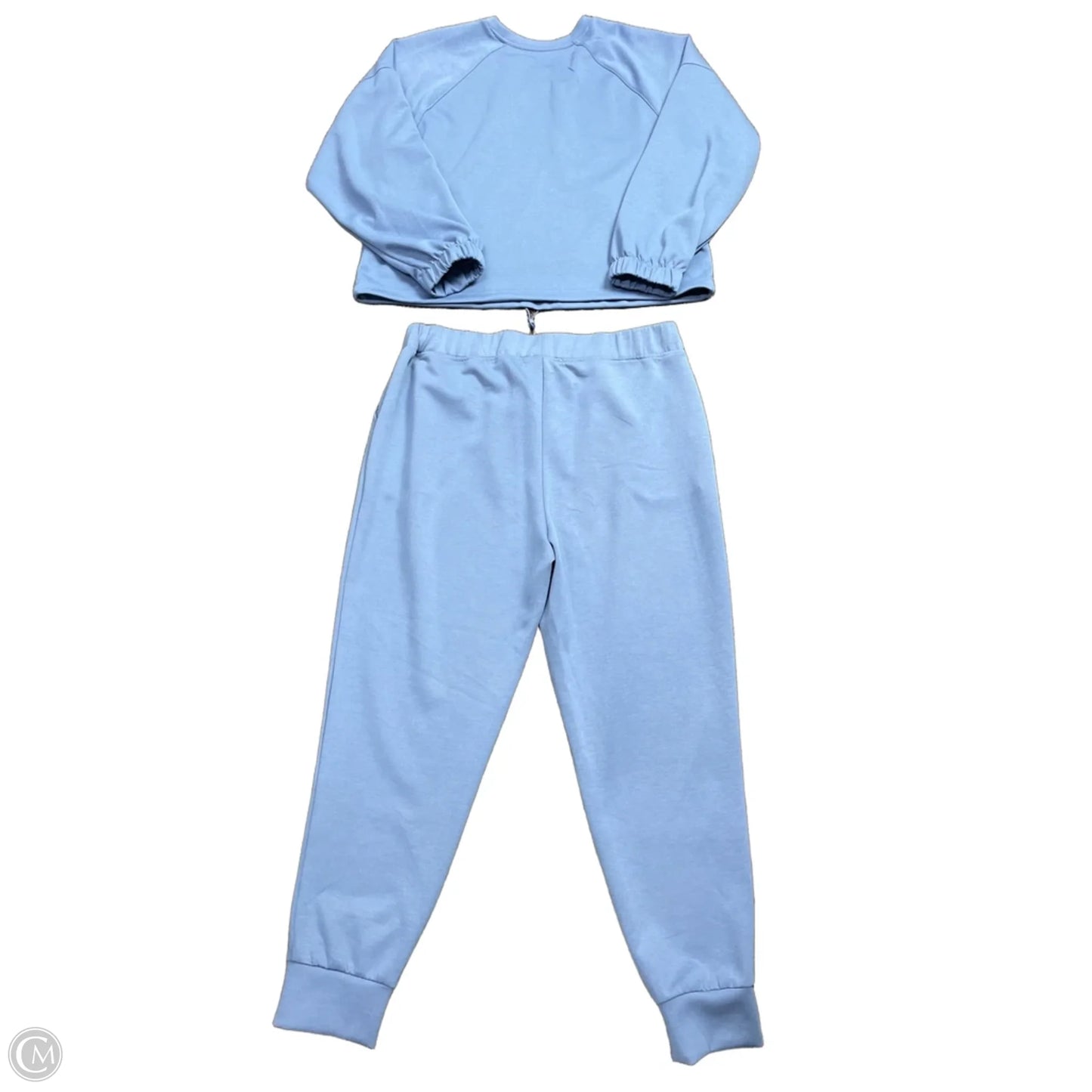 Pants Set 2pc By Adrienne Vittadini In Blue, Size: L