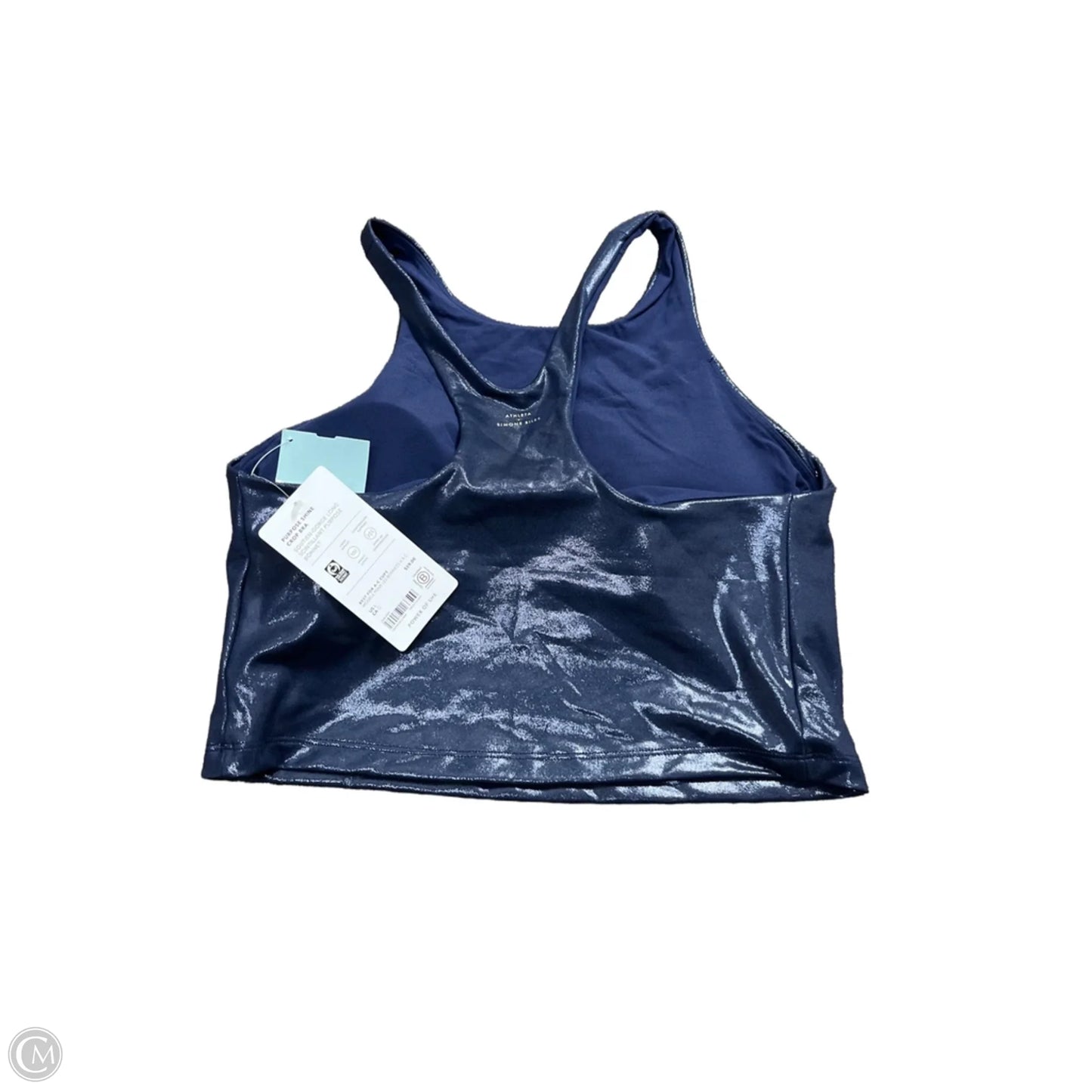 Athletic Bra By Athleta In Navy, Size: L
