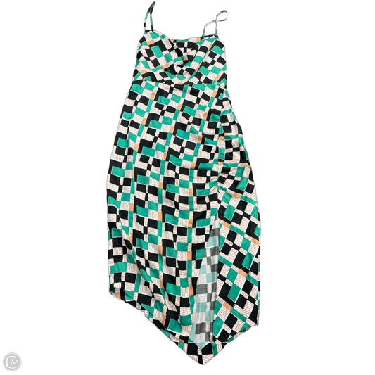 Dress Party Long By Anthropologie In Geometric Pattern, Size: M