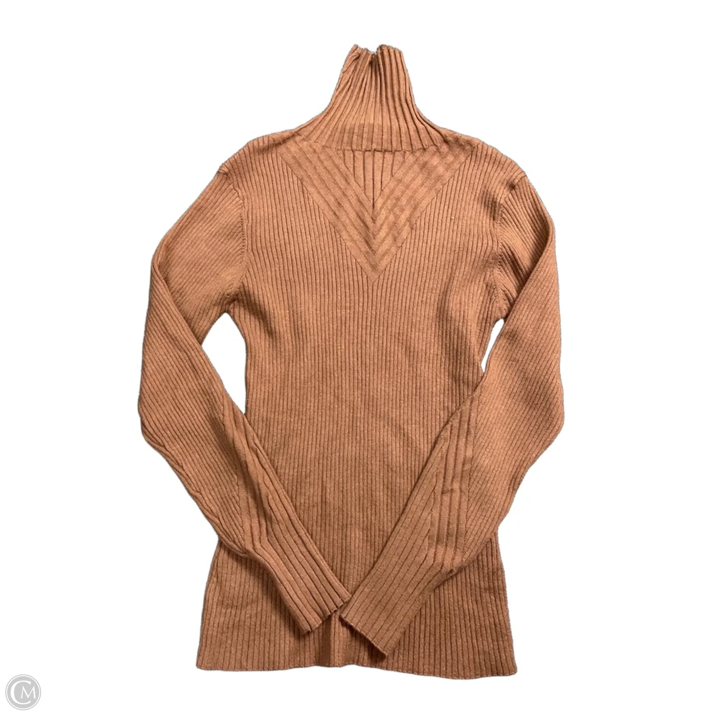 Top Long Sleeve By Varley In Brown, Size: M