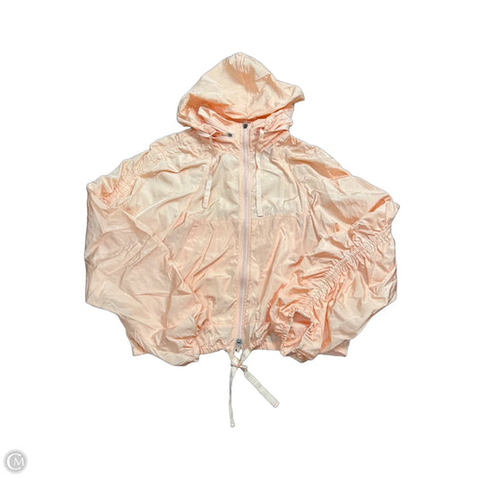 Jacket Windbreaker By Free People In Orange, Size: L