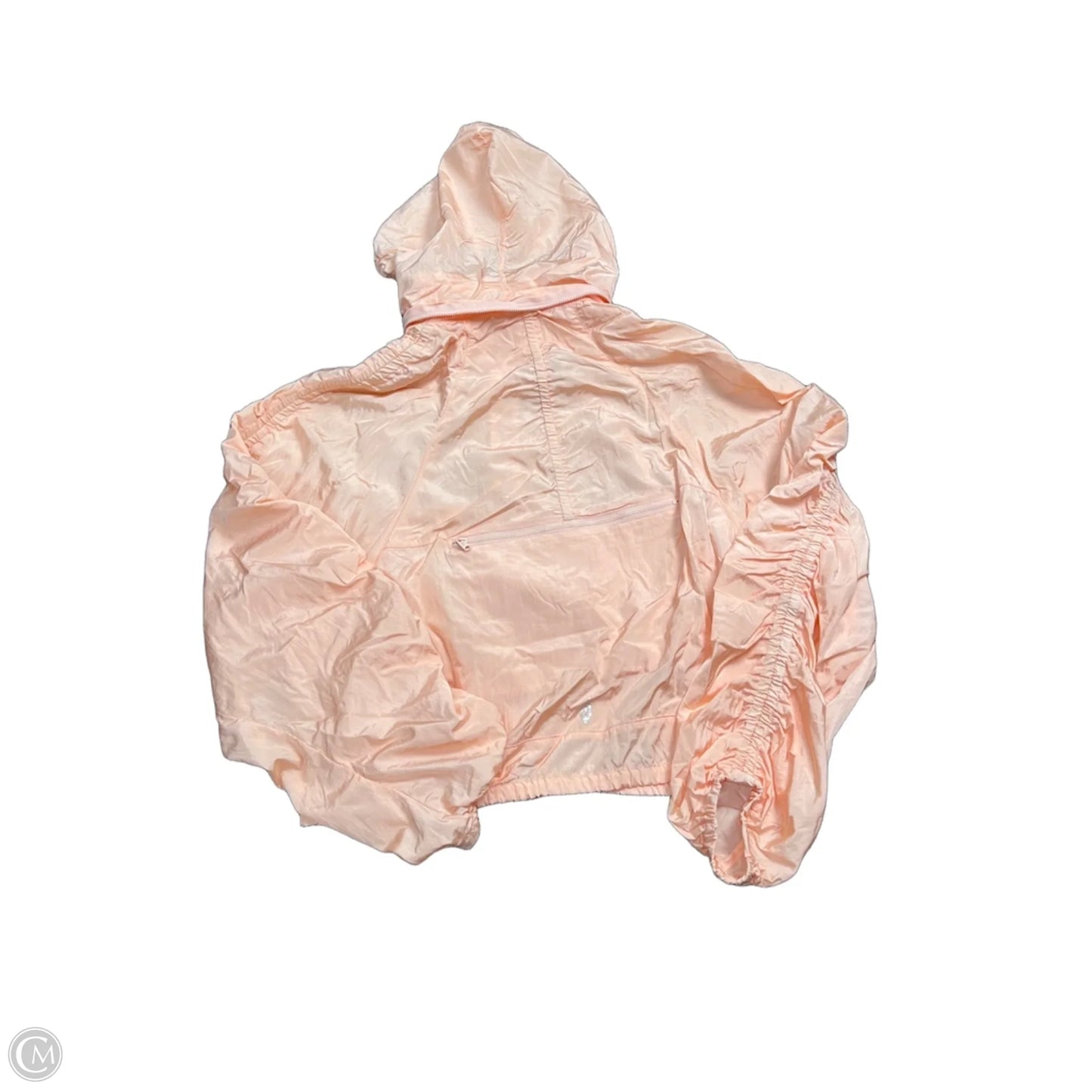 Jacket Windbreaker By Free People In Orange, Size: L
