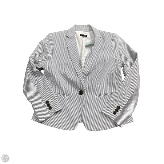 Blazer By Ann Taylor In Striped Pattern, Size: Xsp