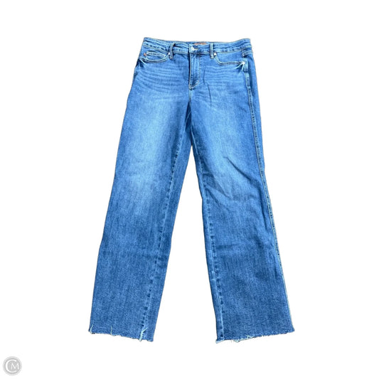 Jeans Straight By Judy Blue In Blue Denim, Size: 14