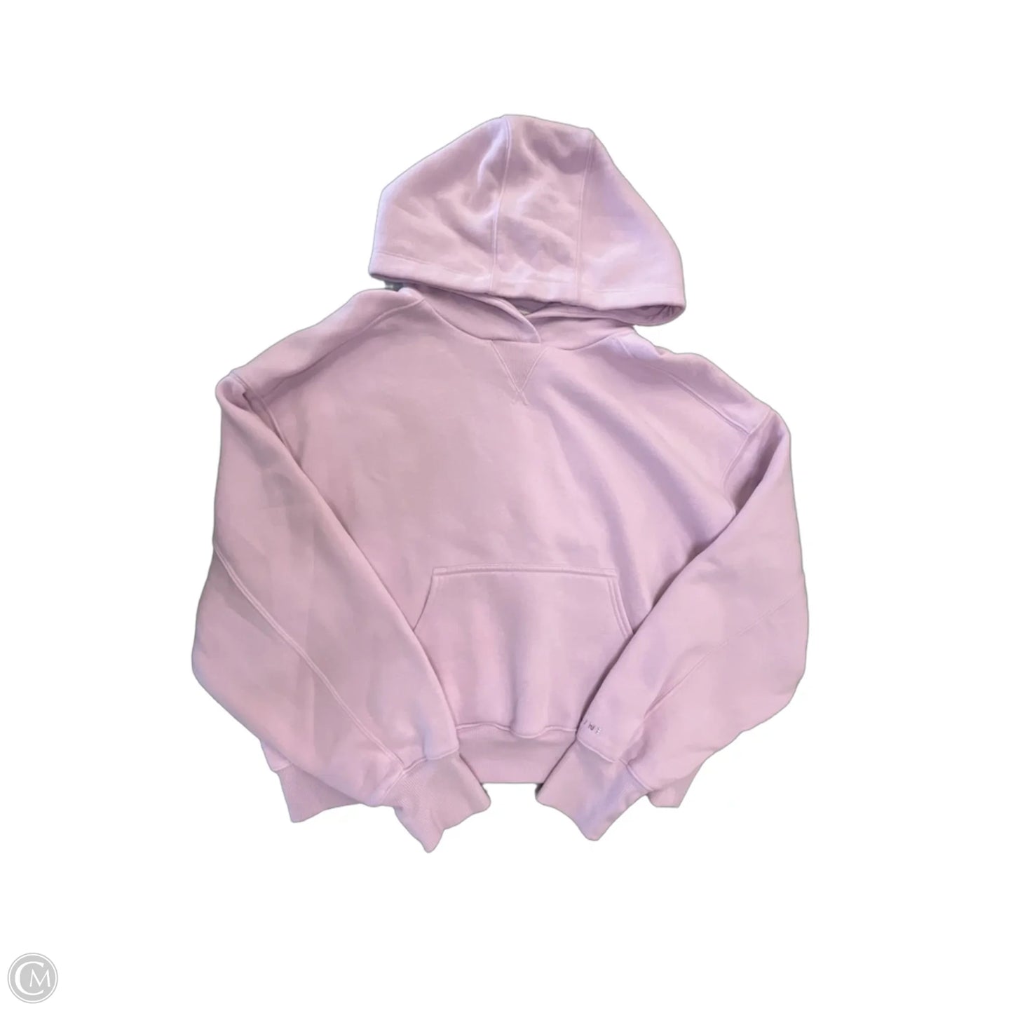 Athletic Sweatshirt Hoodie By Aerie In Pink, Size: M