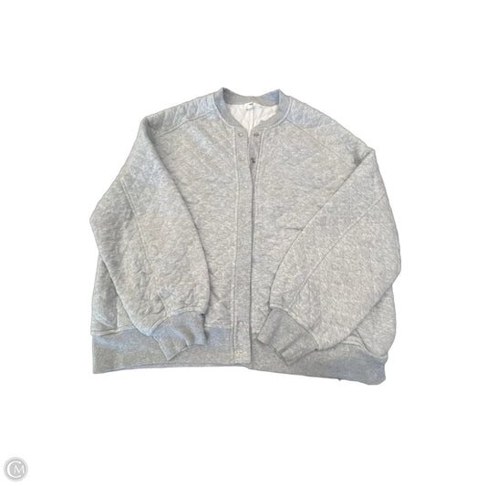 Athletic Jacket By Aerie In Grey, Size: S