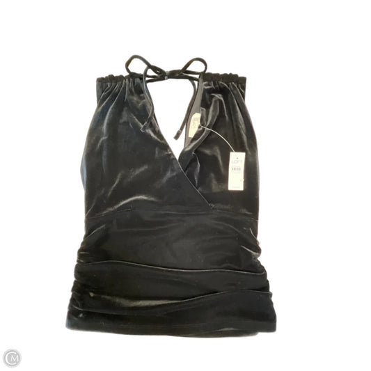 Top Sleeveless By Loft In Black, Size: S