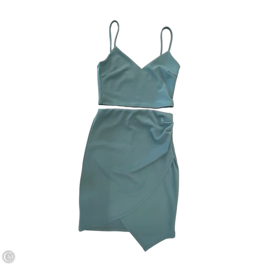 Skirt Set 2pc By Blue Blush In Teal, Size: M