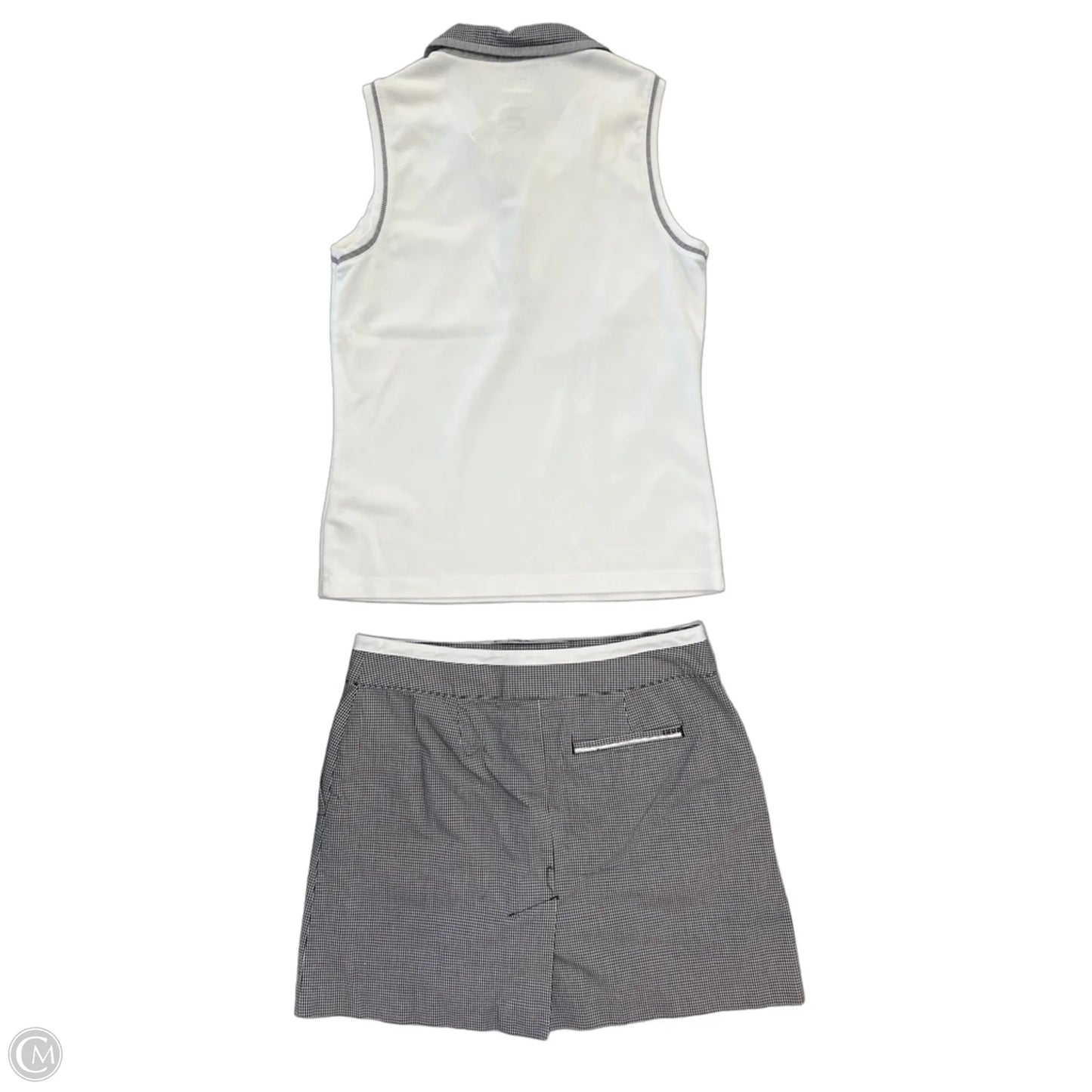 Skort 2pc Set By Izod In Checkered Pattern, Size: Xs