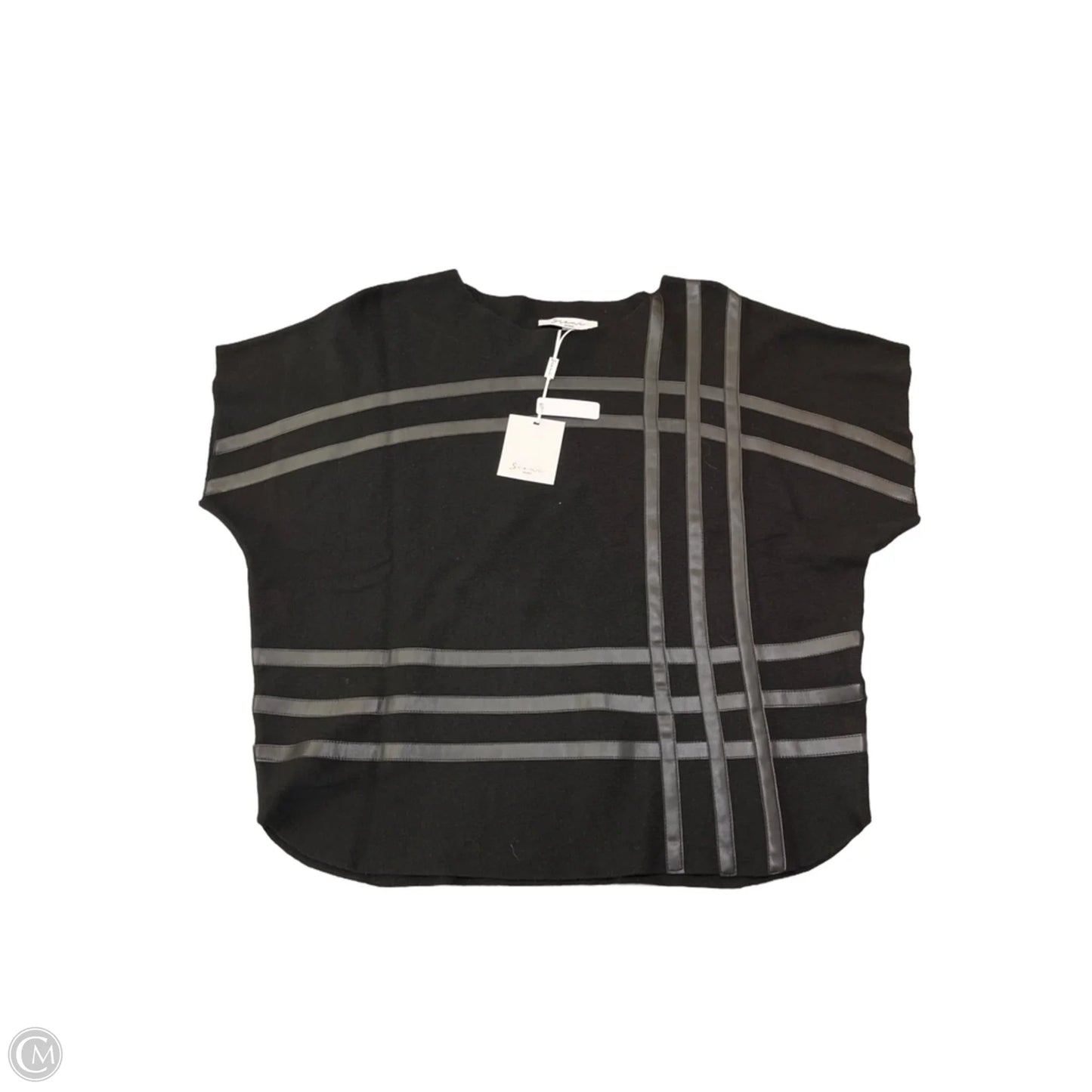 Sweater Short Sleeve By Clothes Mentor In Black, Size: Xl