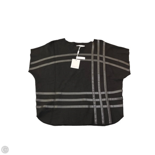 Sweater Short Sleeve By Clothes Mentor In Black, Size: Xl