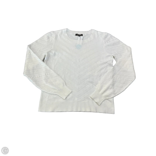 Top Long Sleeve By Clothes Mentor In White, Size: S