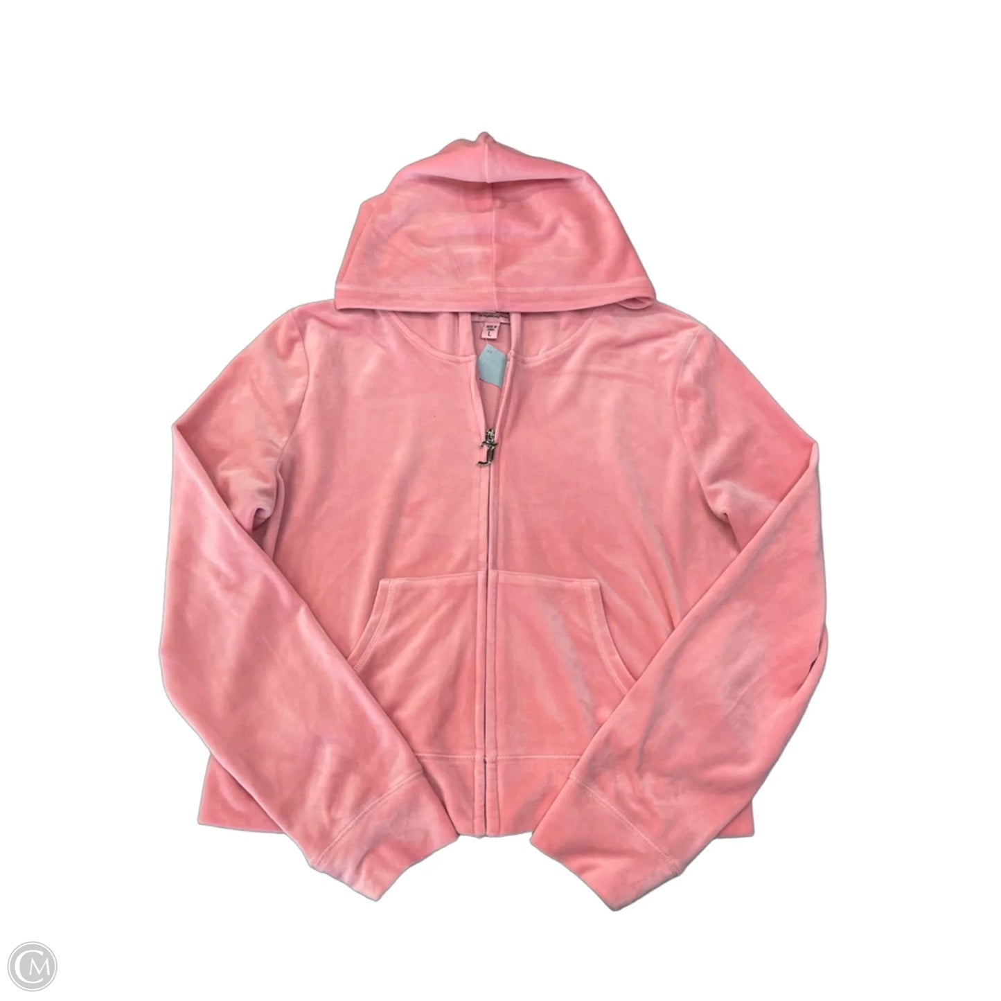 Sweatshirt Hoodie By Juicy Couture In Pink, Size: L
