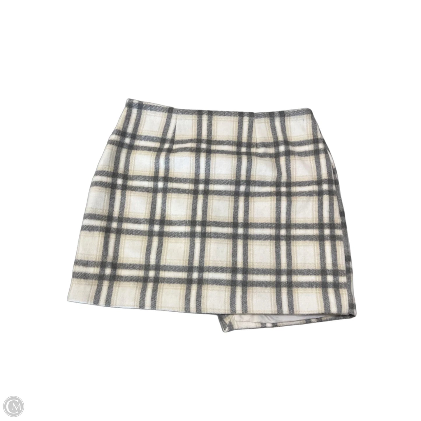 Skirt Mini & Short By Bagatelle In Checkered Pattern, Size: L