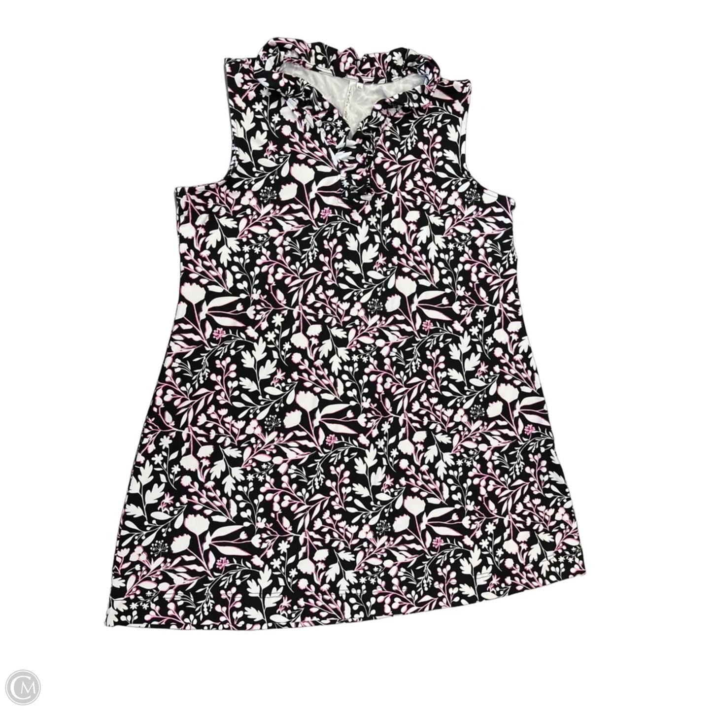 Dress Casual Midi By Lulu B In Black & Pink, Size: Xl