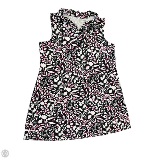 Dress Casual Midi By Lulu B In Black & Pink, Size: Xl