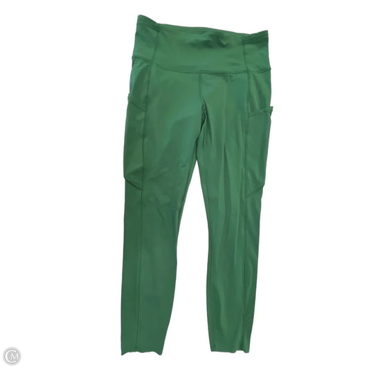 Athletic Leggings By Lululemon In Green, Size: M