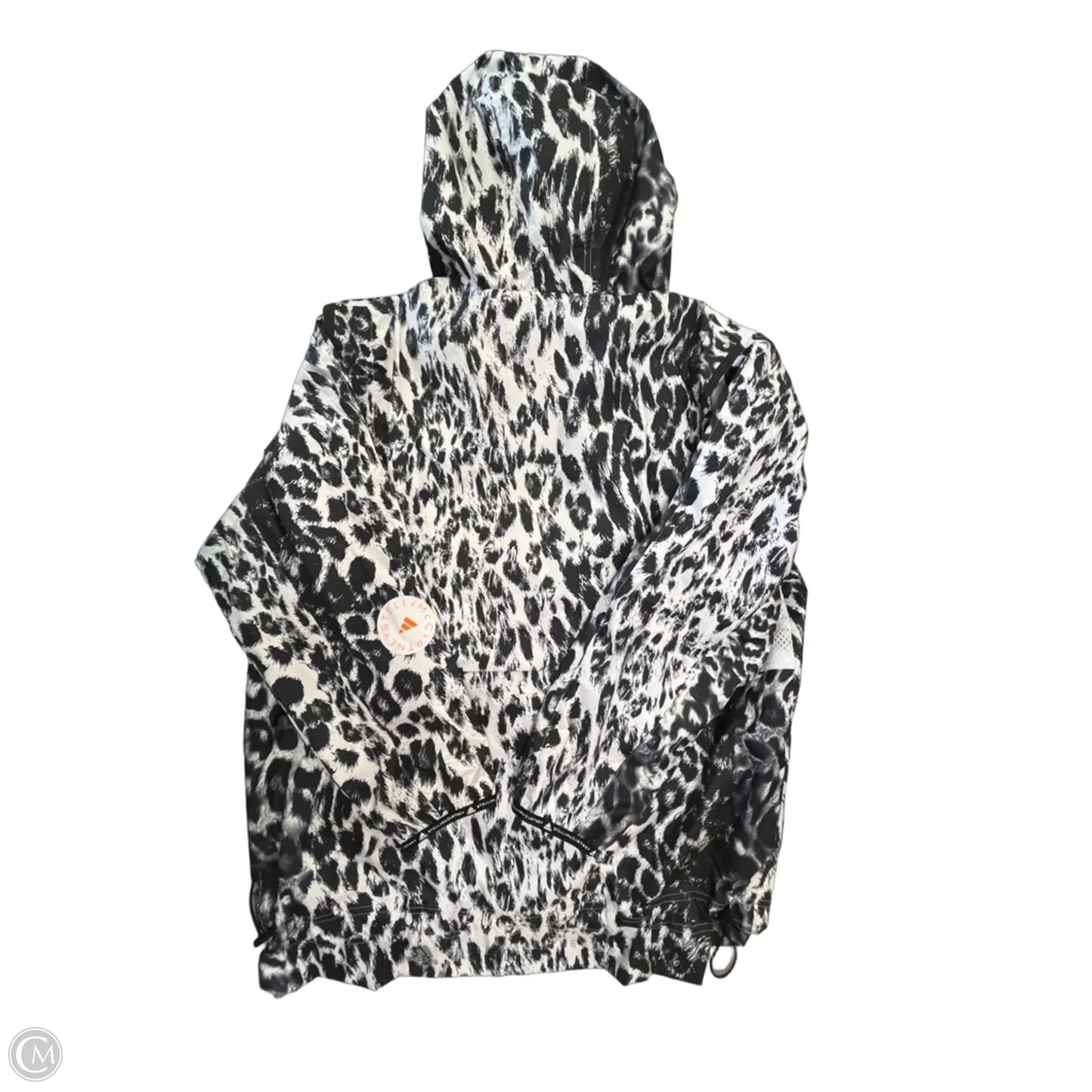 Athletic Jacket By Adidas In Animal Print, Size: M