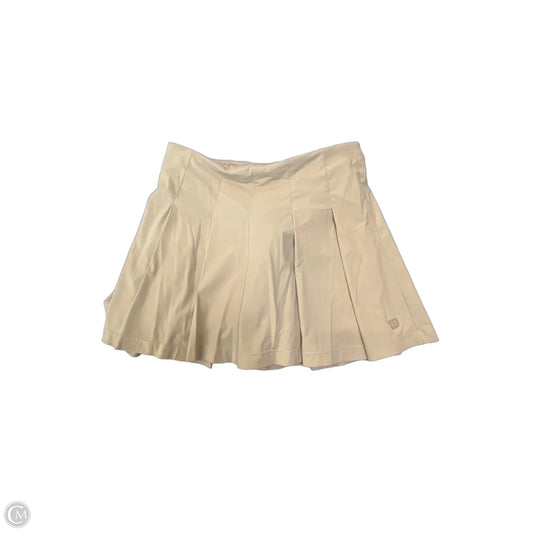 Athletic Skort By Cmc In Tan, Size: M
