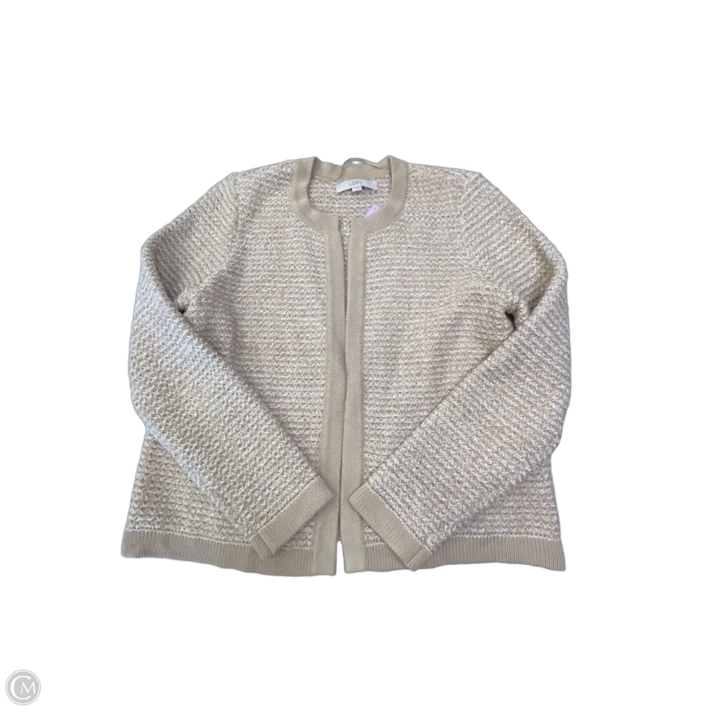 Cardigan By Loft In Tan, Size: L