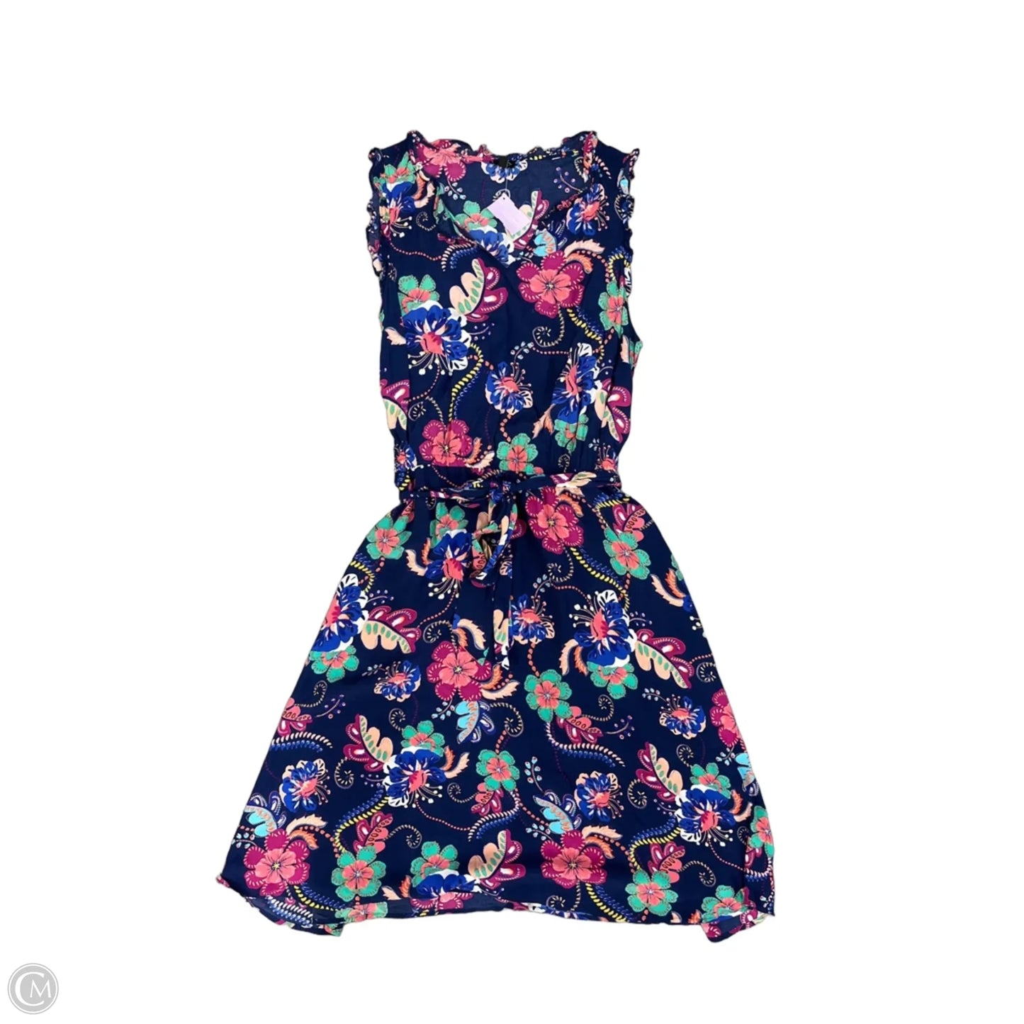 Dress Casual Midi By Talbots In Floral Print, Size: Xl