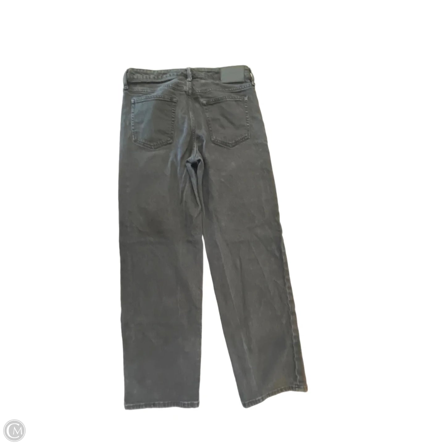 Jeans Wide Leg By Lucky Brand In Black Denim, Size: 8