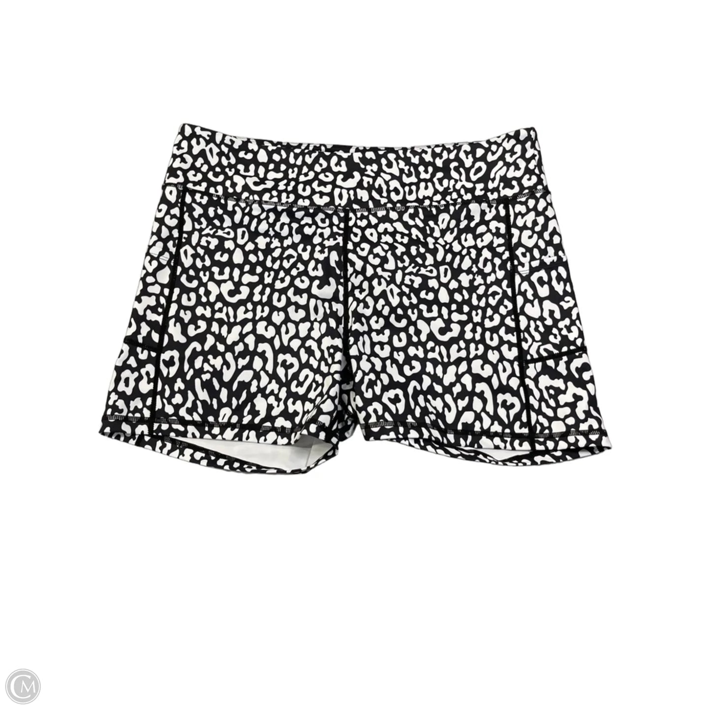 Athletic Shorts By Zyia In Leopard Print, Size: 1x