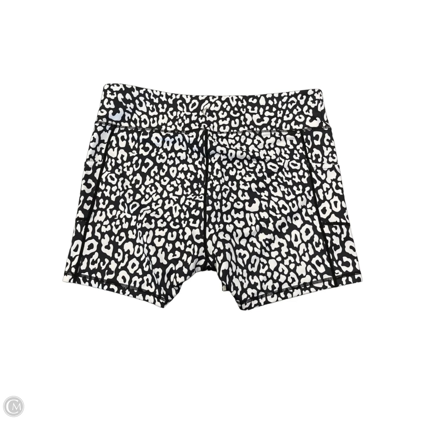 Athletic Shorts By Zyia In Leopard Print, Size: 1x