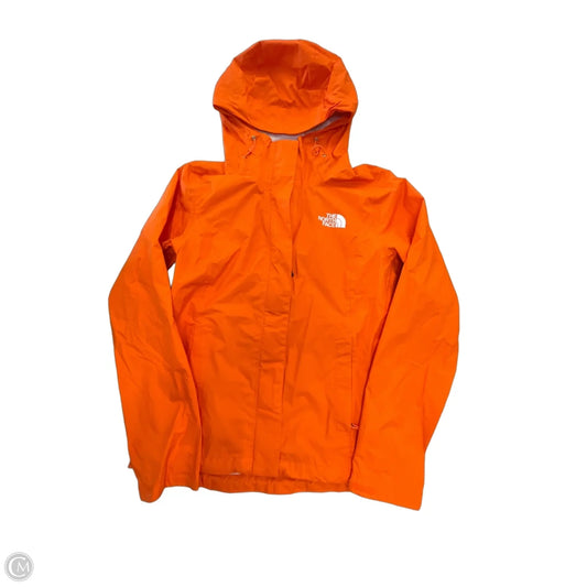 Athletic Jacket By The North Face In Orange, Size: Xs